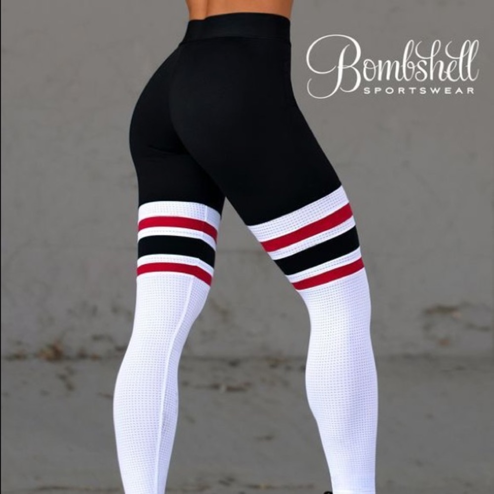 Bombshell Sportswear medium thigh high leggings